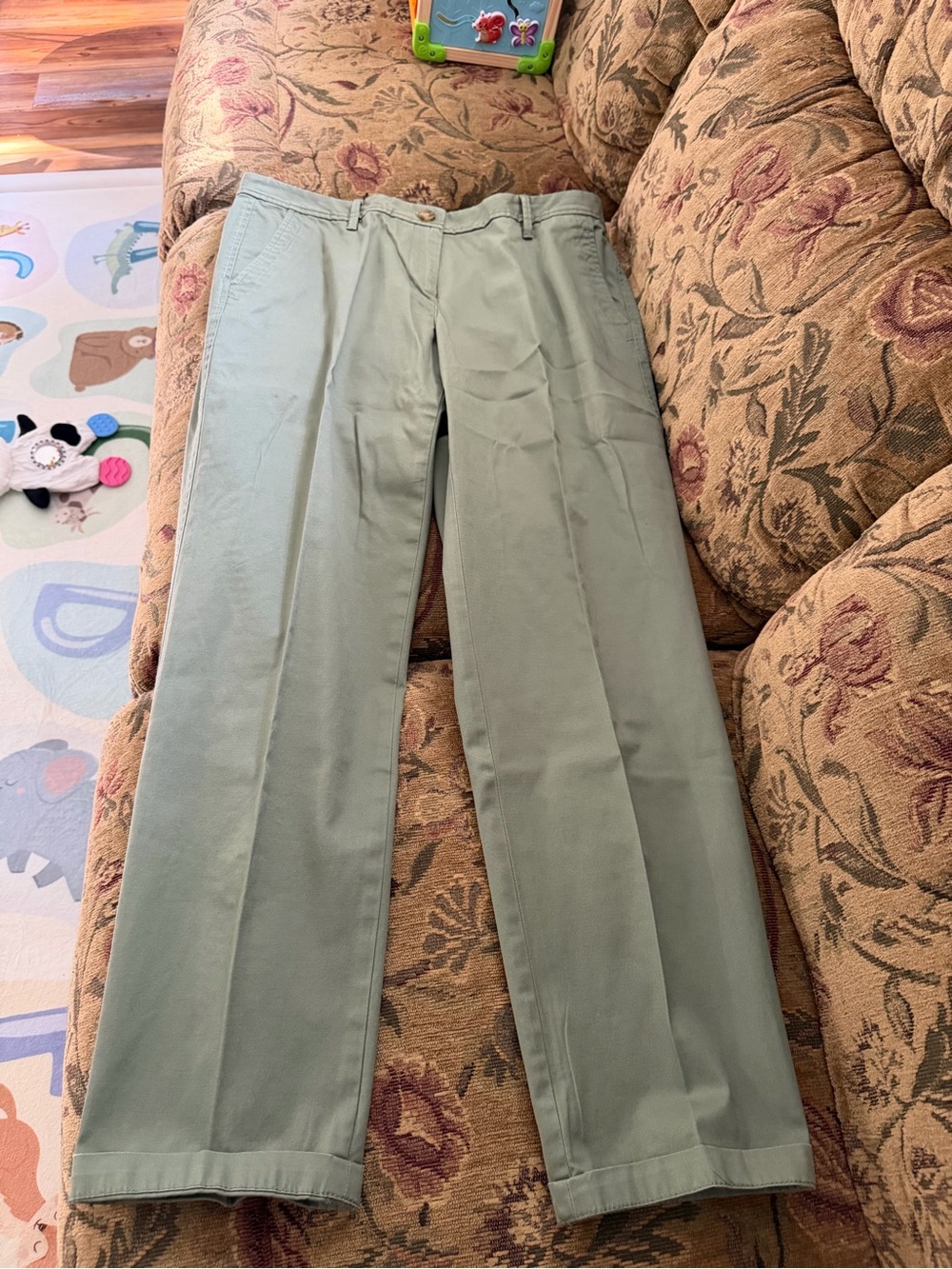 Talbots Olive Green Straight Leg Chinos